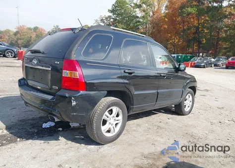 2007 Kia Sportage Ex V6 из США, поврежденный, VIN KNDJF723677316314